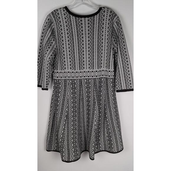 Nina Leonard sweater dress  XL bust 42" CBack 36" Waist 36"3/4 sleeve 19"EUC geo - Picture 8 of 9